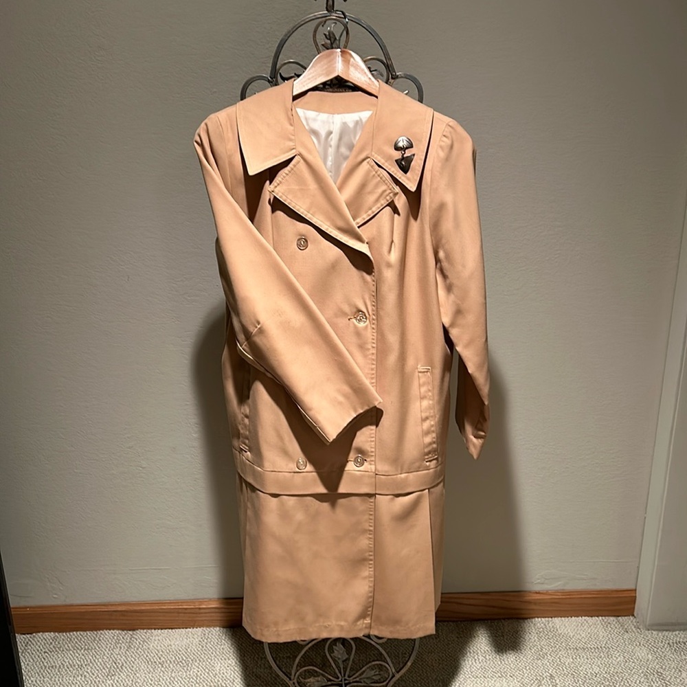 Vintage light trench coat